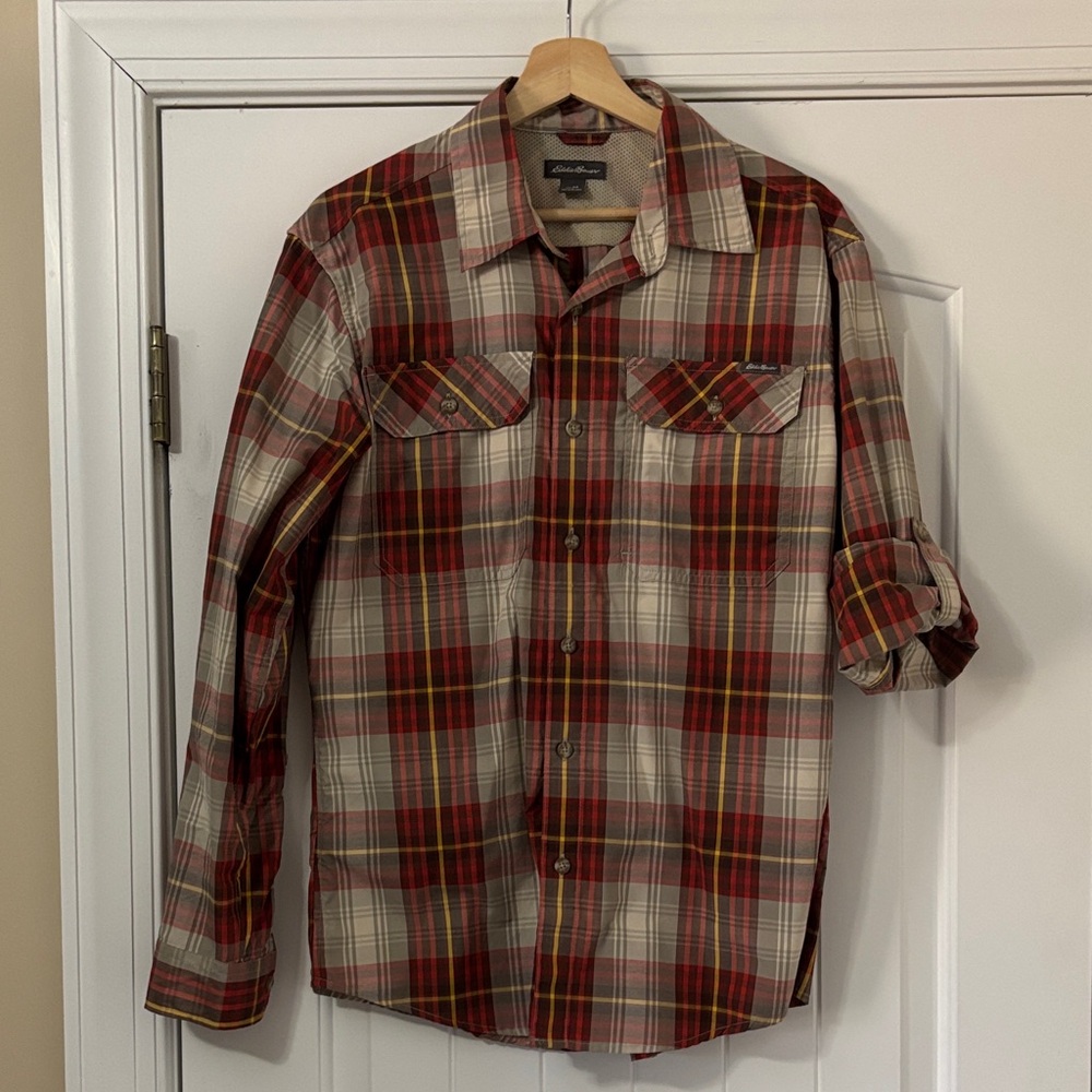 Eddie Bauer Multicolor Plaid Shirt